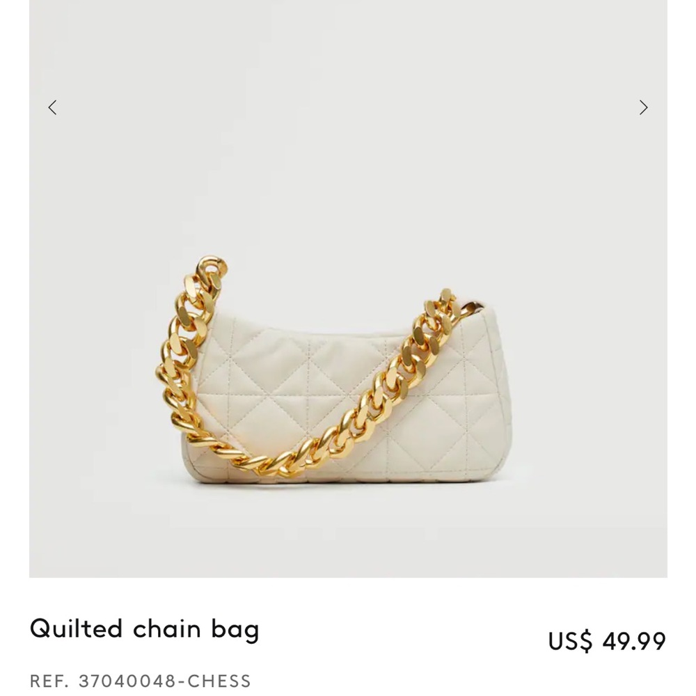 Quilted chain bag